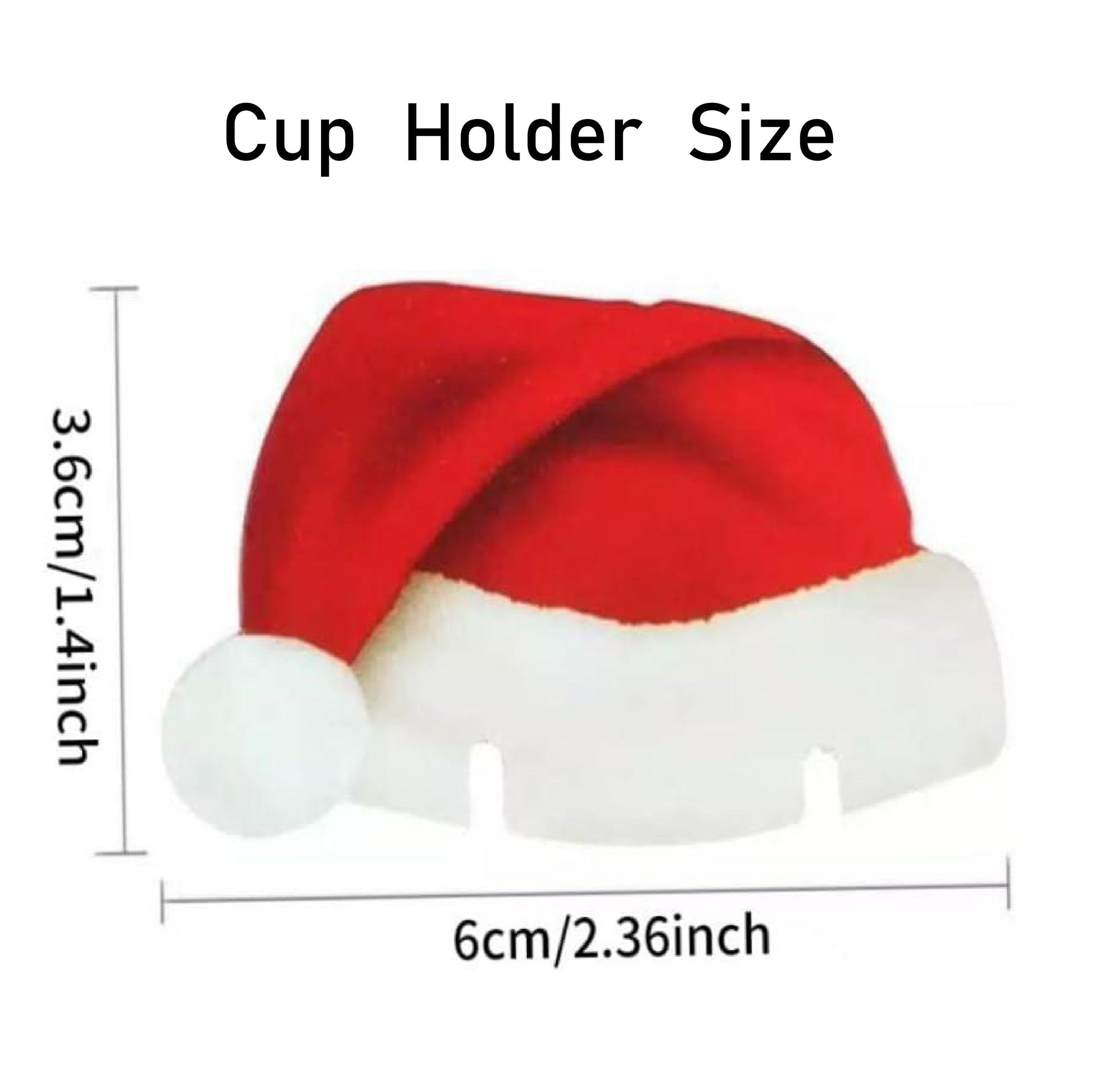 Christmas Wine Glasses Decorations Mini Santa Hat Cup Cards Tall Glasses Marker Party Table Decorations 20 Pieces, Santa Hat Cup Cards, Mini Santa Hat