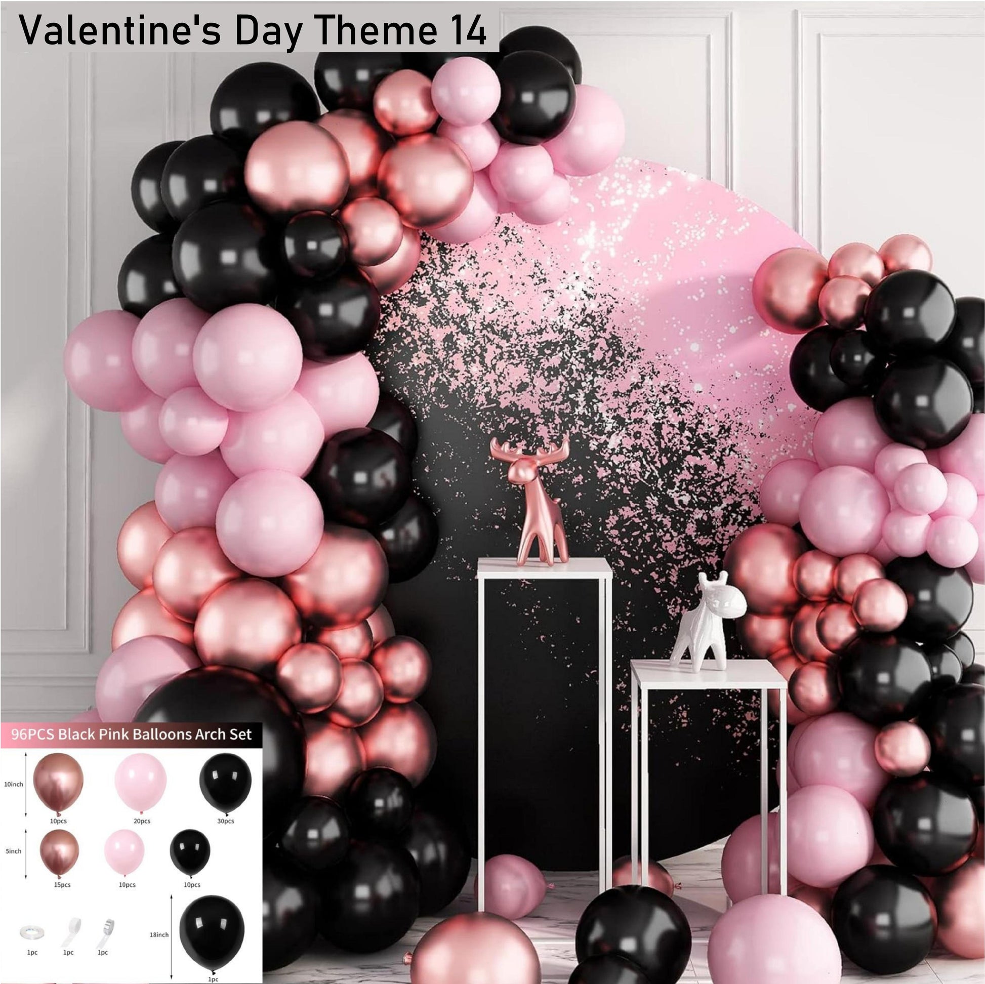 Valentine's Day Theme Balloon Set Valentine's Day Tanabata Wedding Confession Decoration Balloon Props