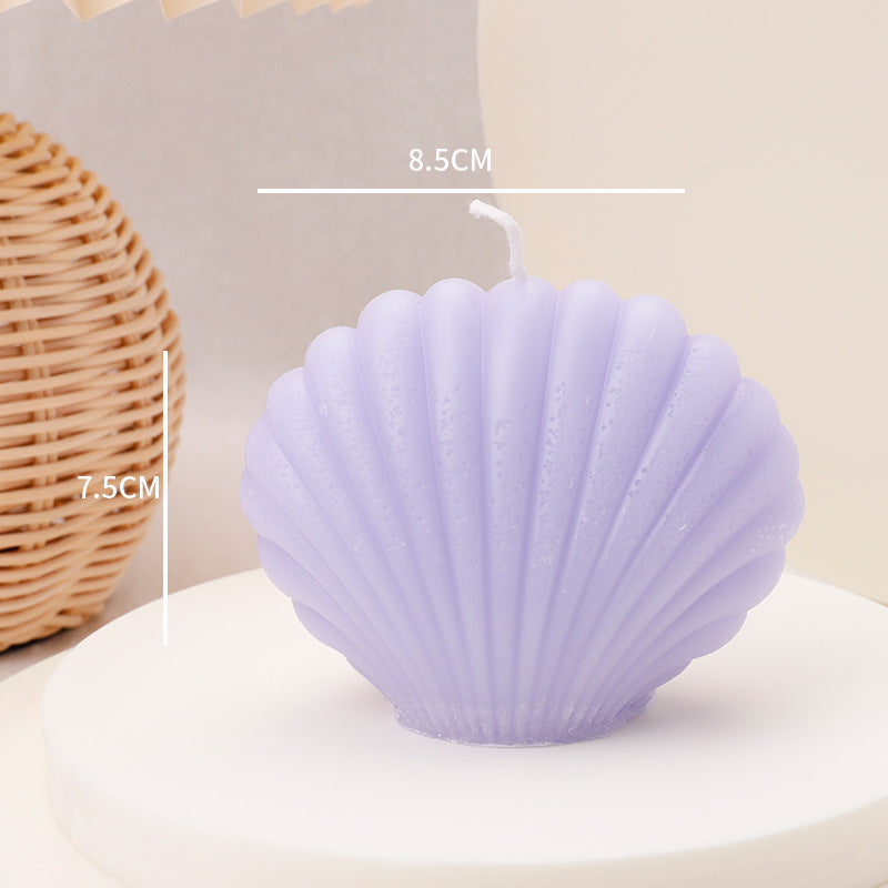 Creative Fruit Wool Cluster Shell Pyramid Candle Handmade Candle Companion Candle