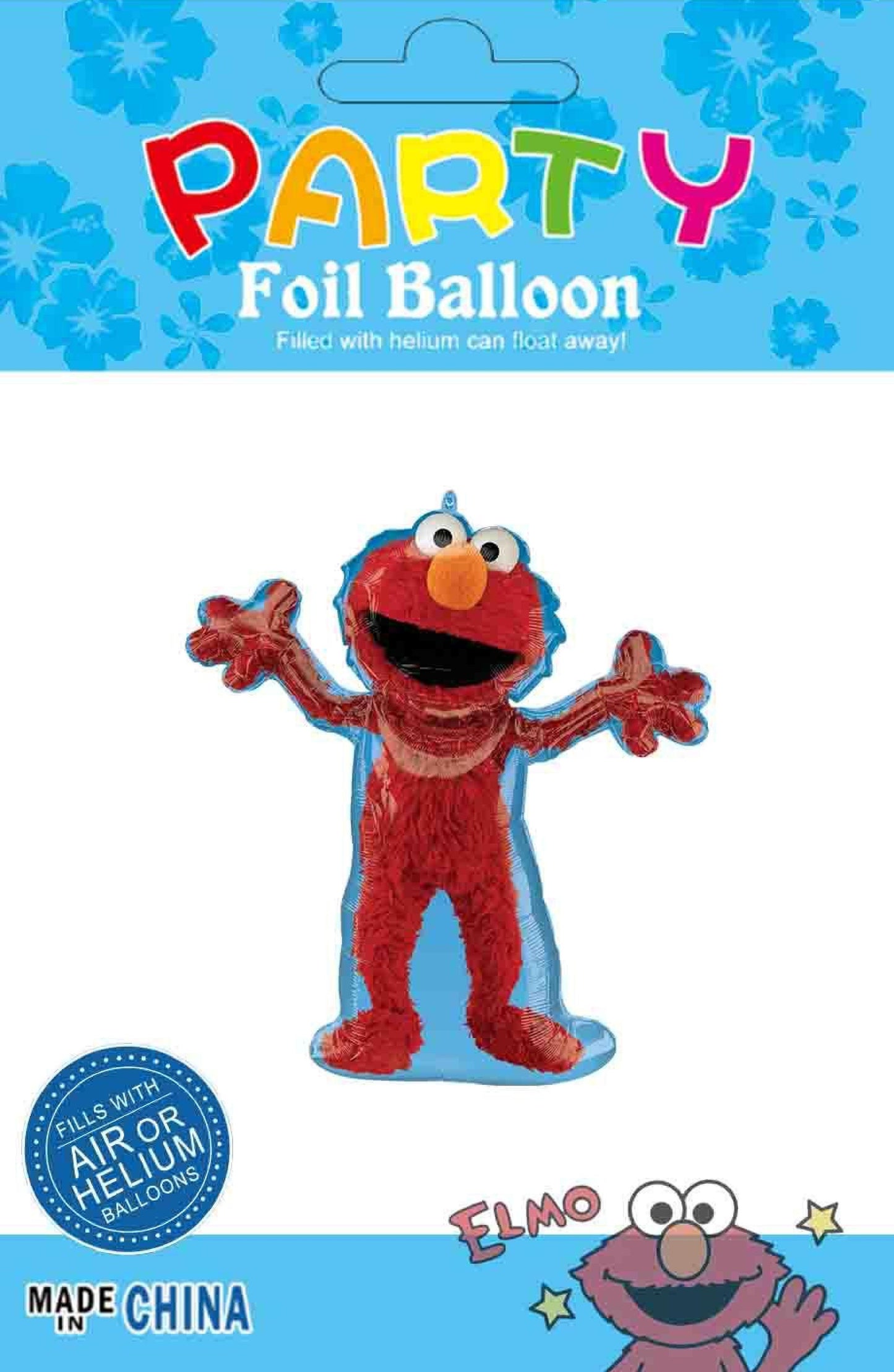 New Cartoon Animation Sesame Street Family Elmo Children's Birthday Party Decoration Aluminum Foil Balloons