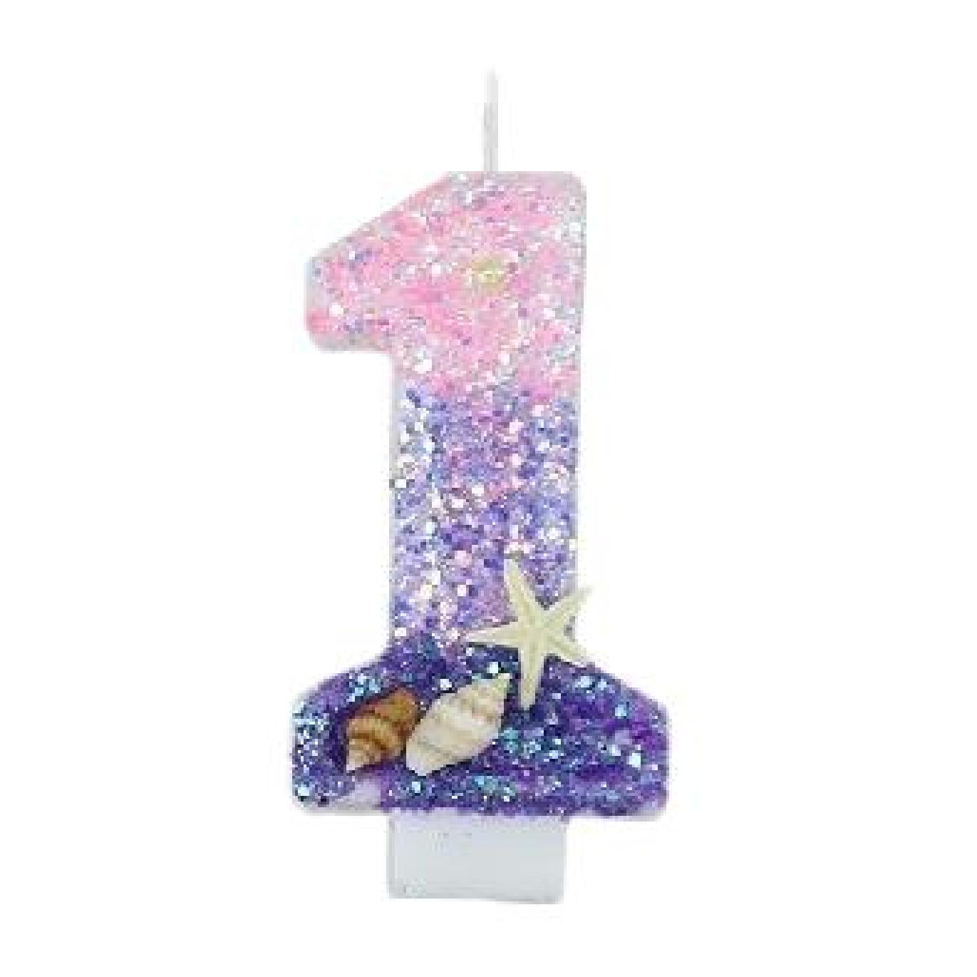 0-9 Pink-Purple，Grey-Blue Birthday Candles Numbers, Candles Birthday, Mermaid Birthday Decorations, Birthday Candles Kids Cake, Cake Decorations Birthday, Cake Decorations Birthday, Birthday Decorations