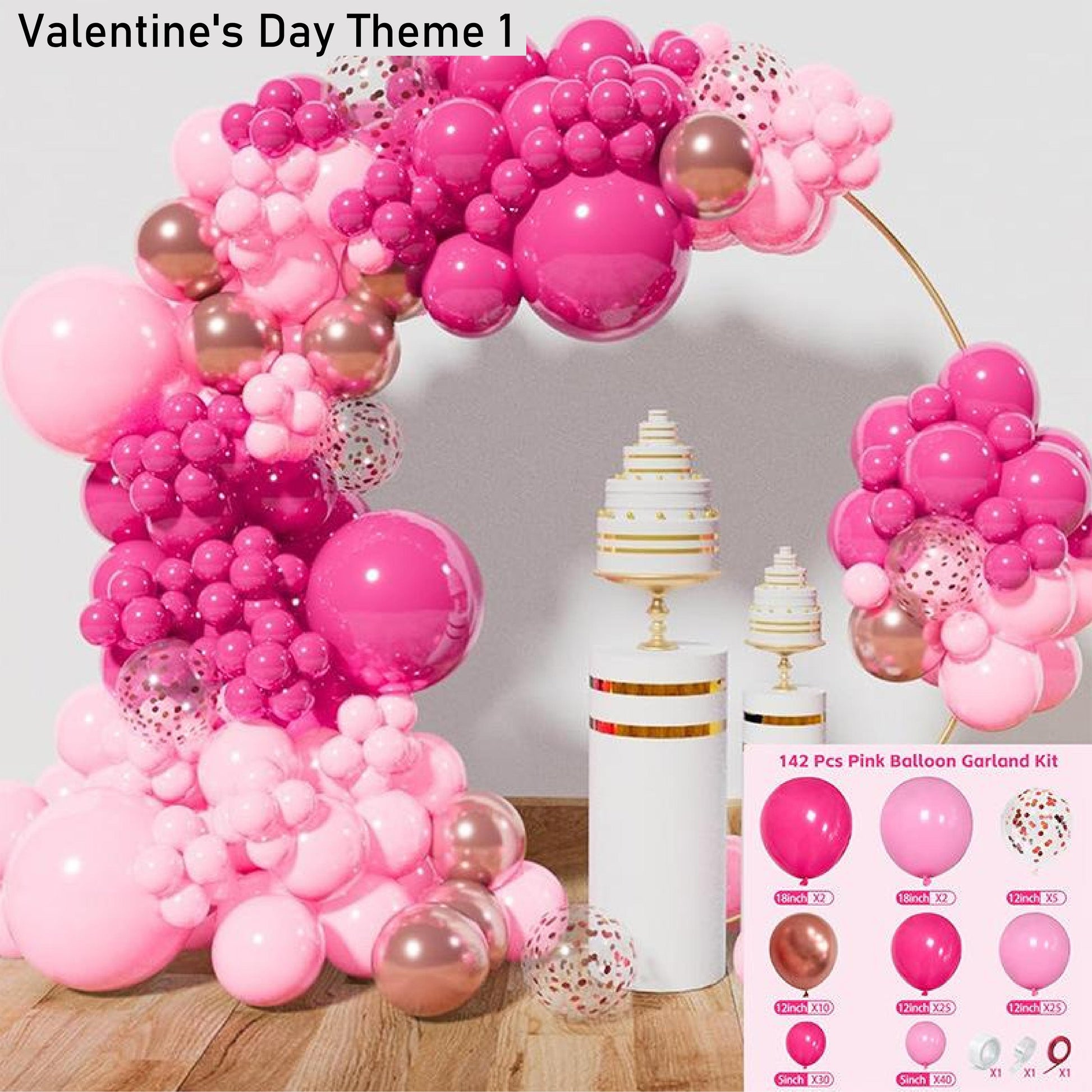 Valentine's Day Theme Balloon Set Valentine's Day Tanabata Wedding Confession Decoration Balloon Props