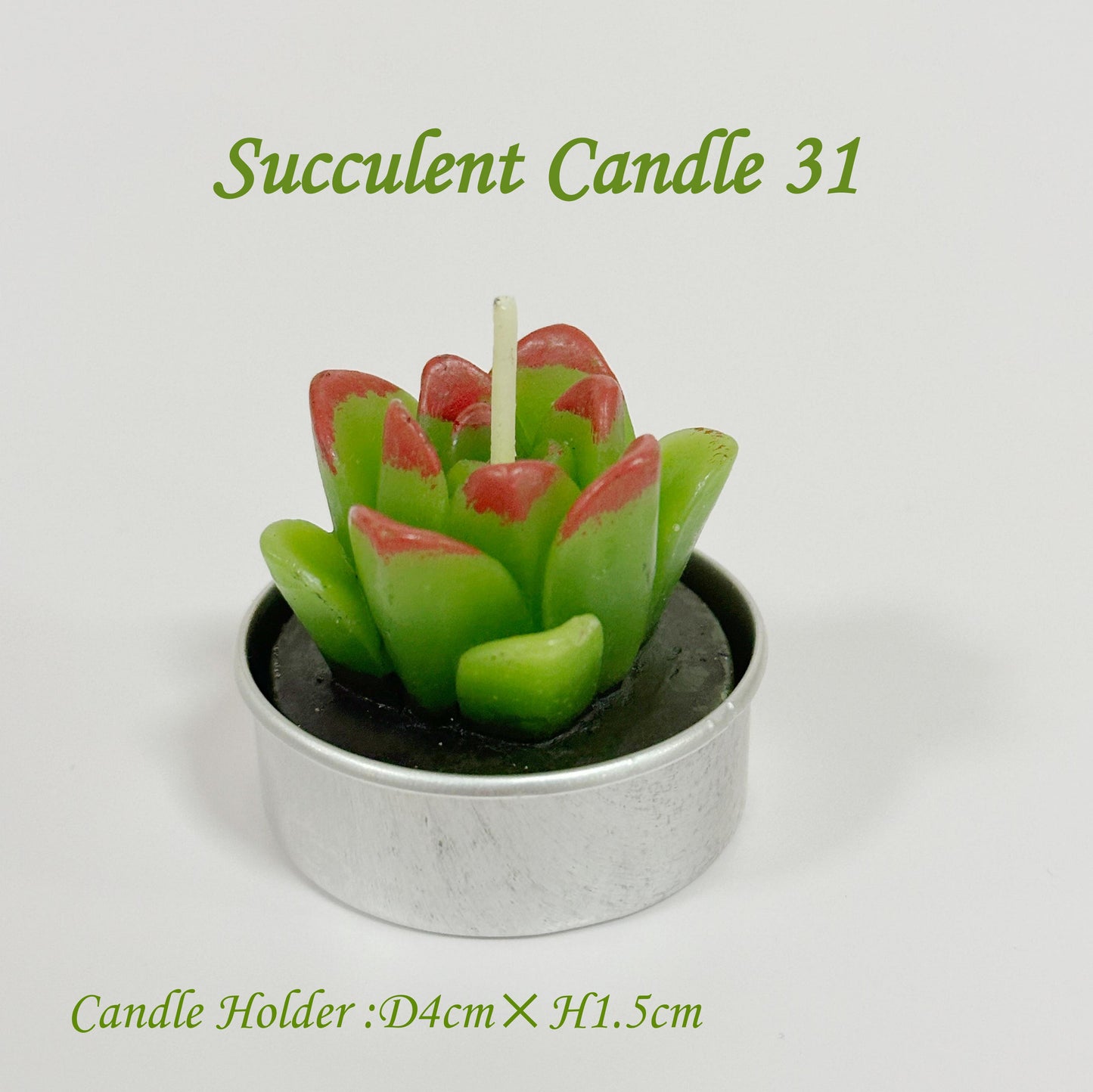 mini succulent candles Juicy Cactus Candle, Exquisite Smokeless Scented Small Candle, Suitabl – Love Party