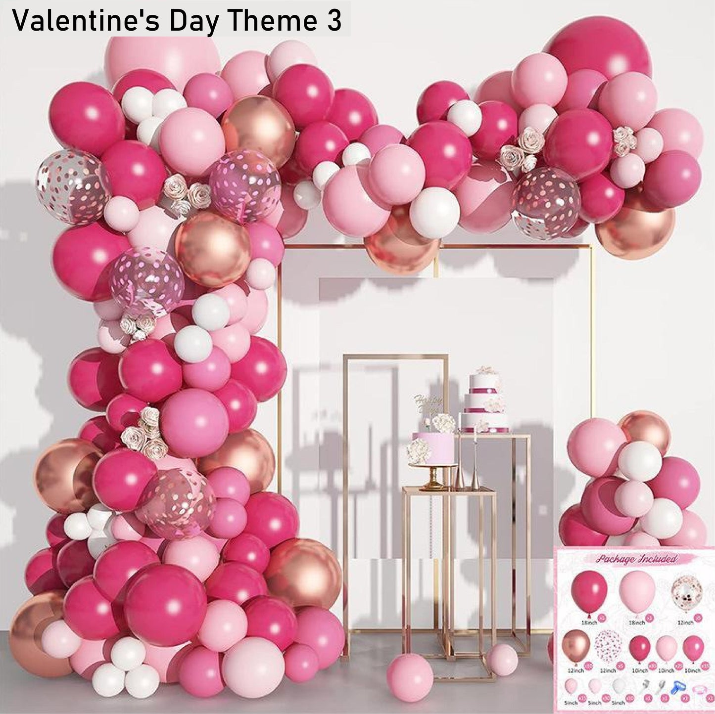 Valentine's Day Theme Balloon Set Valentine's Day Tanabata Wedding Confession Decoration Balloon Props