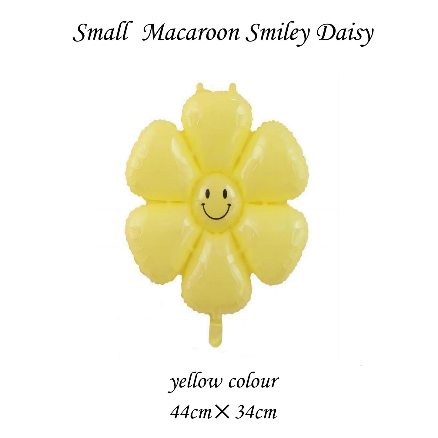 Macaron Daisy Balloons, Assorted Smiley Daisies, Foil Balloons, Wedding Decorations, Wedding, Engagement, Baby Shower, Birthday, There Are 3 Sizes For Choice