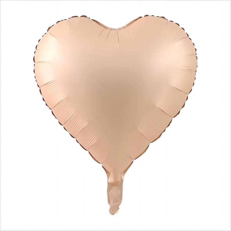 18 Inch Metallic Foil Heart Balloon, Decoration, Valentine's Day, Birthday, Wedding, Baby Shower