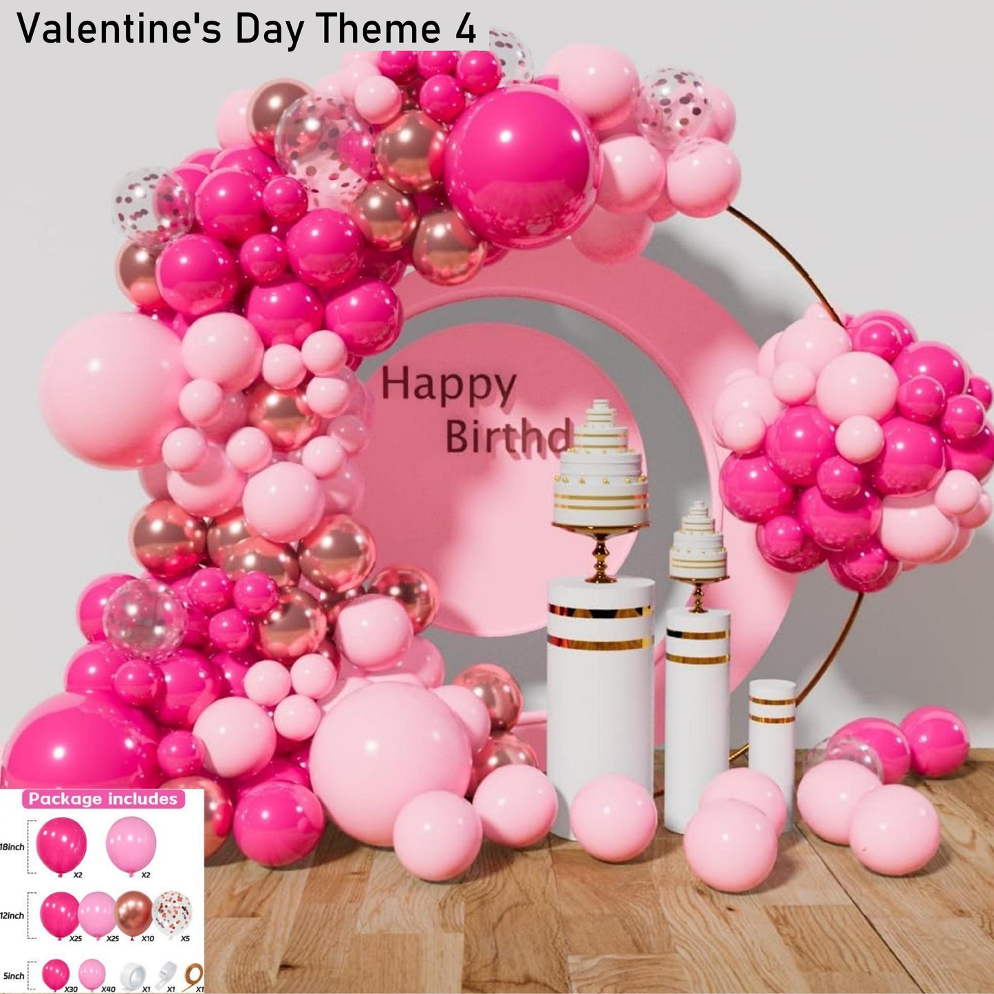 Valentine's Day Theme Balloon Set Valentine's Day Tanabata Wedding Confession Decoration Balloon Props