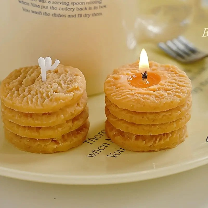 4pcs Cookies Scented Candle Gift Set, Home Decor Candle Scent, Birthday Party Decoration