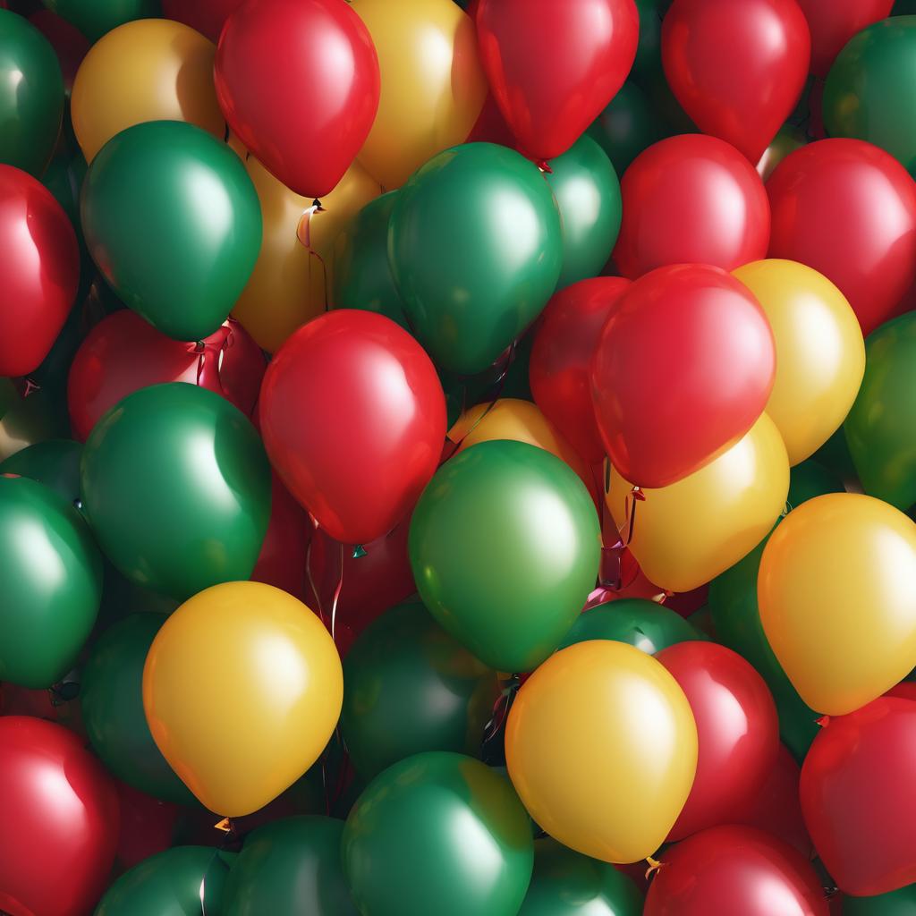 Set, 240Pcs Red, Yellow And Green Colour Arch Set With Red Balloons, Yellow Balloons, Green Balloons, Suitable For Christmas, Birthday Parties, Anniversaries, Festivals, Background Decorations, Party Decorations, Party Supplies