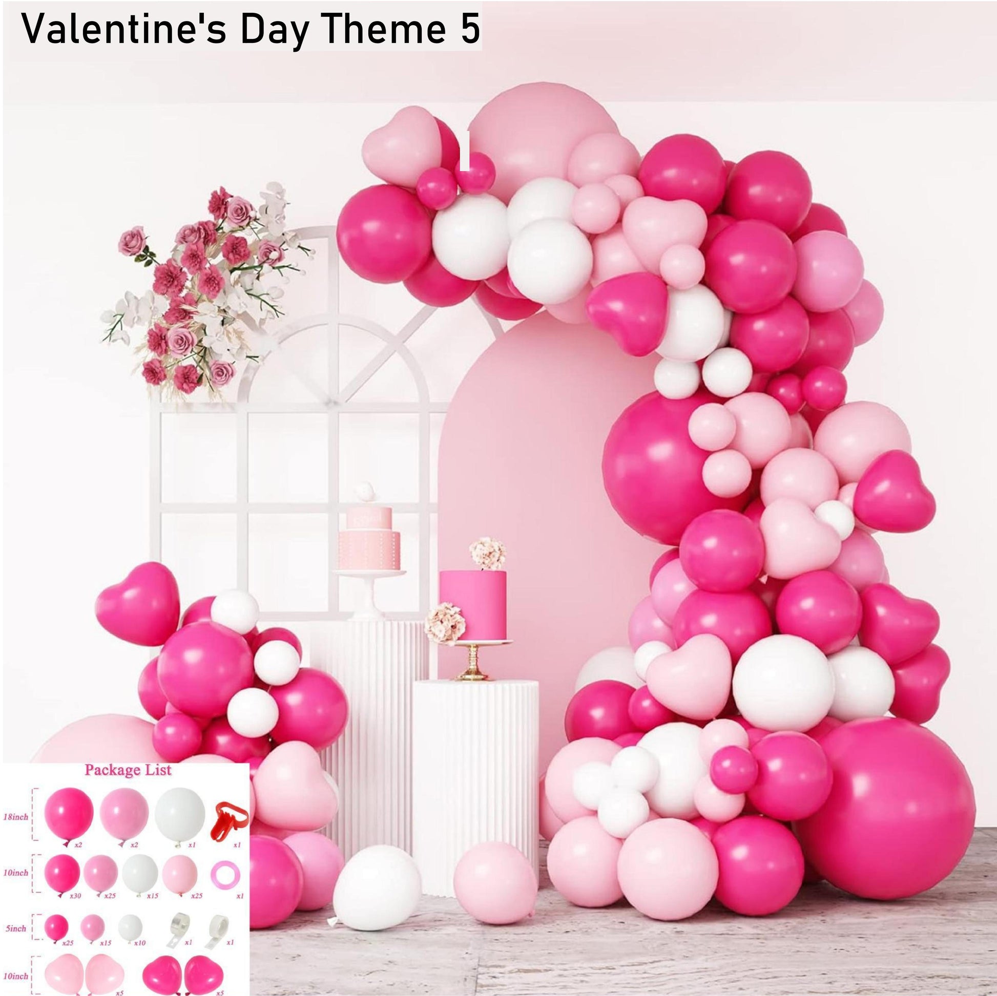 Valentine's Day Theme Balloon Set Valentine's Day Tanabata Wedding Confession Decoration Balloon Props