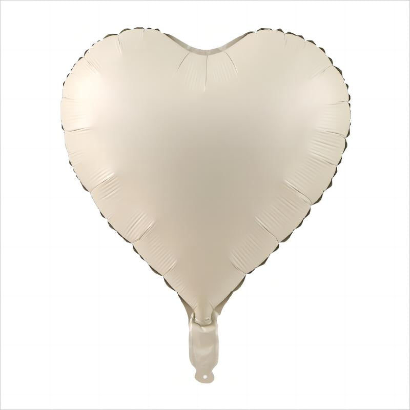 18 Inch Metallic Foil Heart Balloon, Decoration, Valentine's Day, Birthday, Wedding, Baby Shower