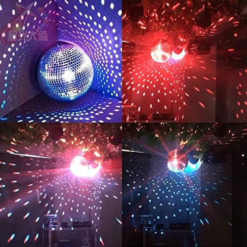 Mirror Disco Ball - Cool and Fun Silver Hanging Party Disco Ball - Large Party Decorations, Party Designs