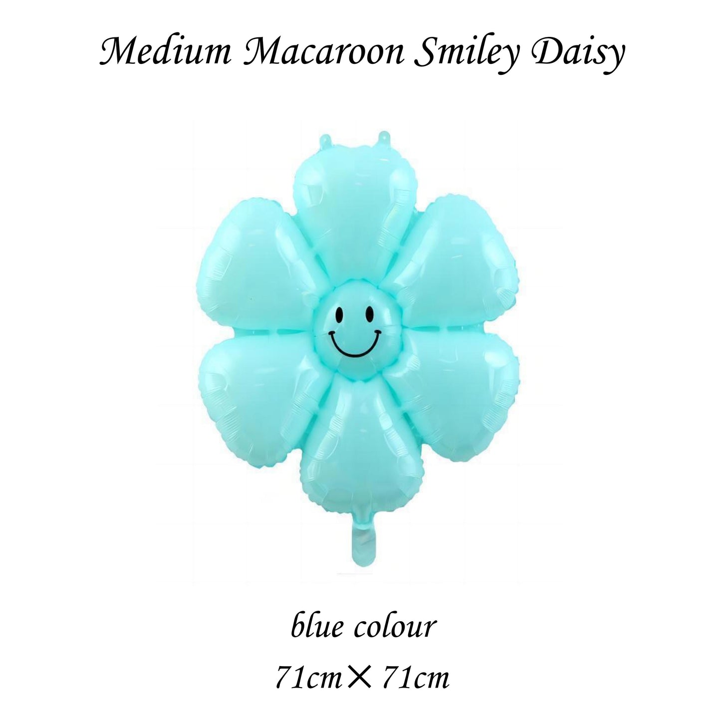 Macaron Daisy Balloons, Assorted Smiley Daisies, Foil Balloons, Wedding Decorations, Wedding, Engagement, Baby Shower, Birthday, There Are 3 Sizes For Choice