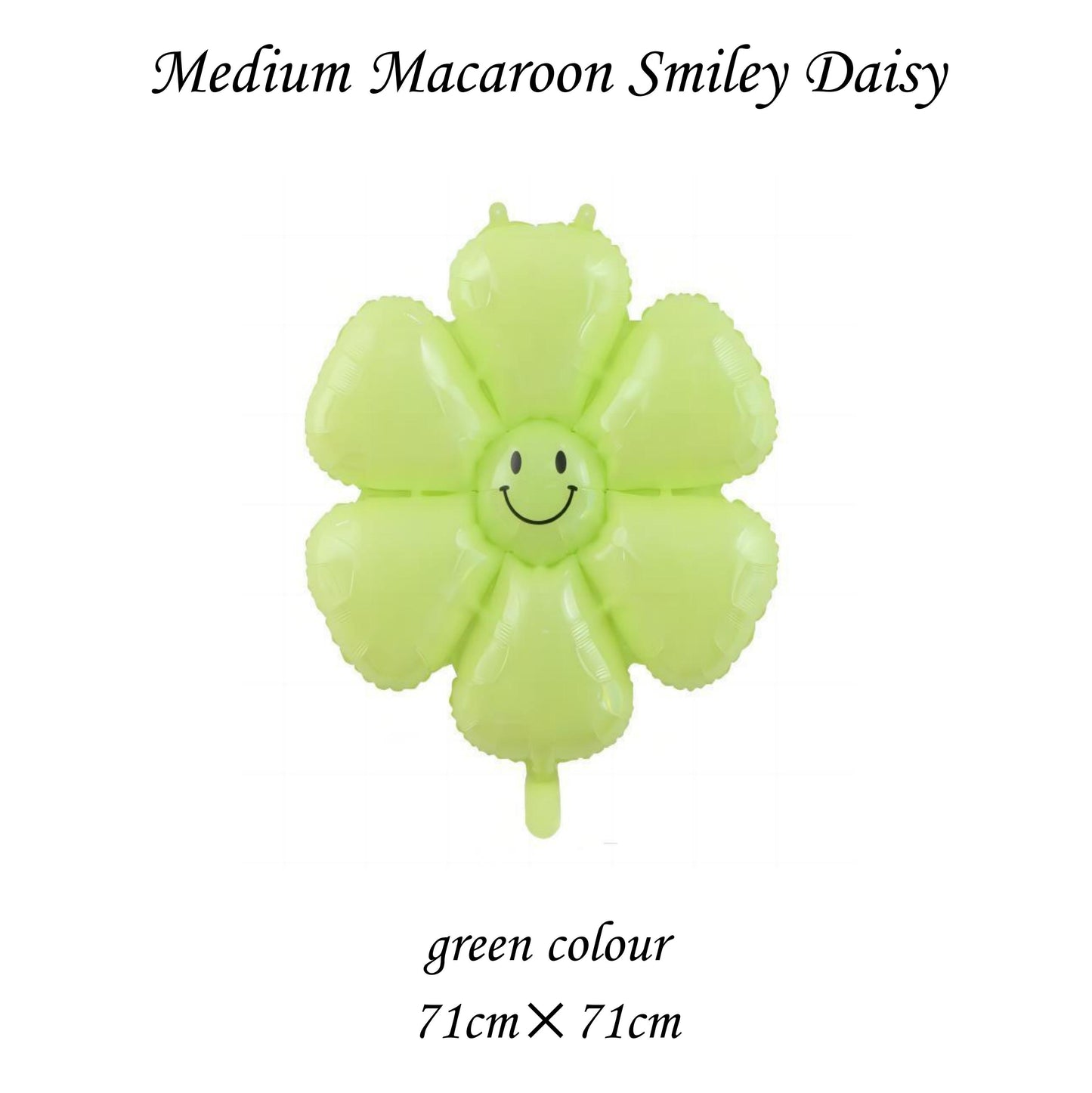 Macaron Daisy Balloons, Assorted Smiley Daisies, Foil Balloons, Wedding Decorations, Wedding, Engagement, Baby Shower, Birthday, There Are 3 Sizes For Choice