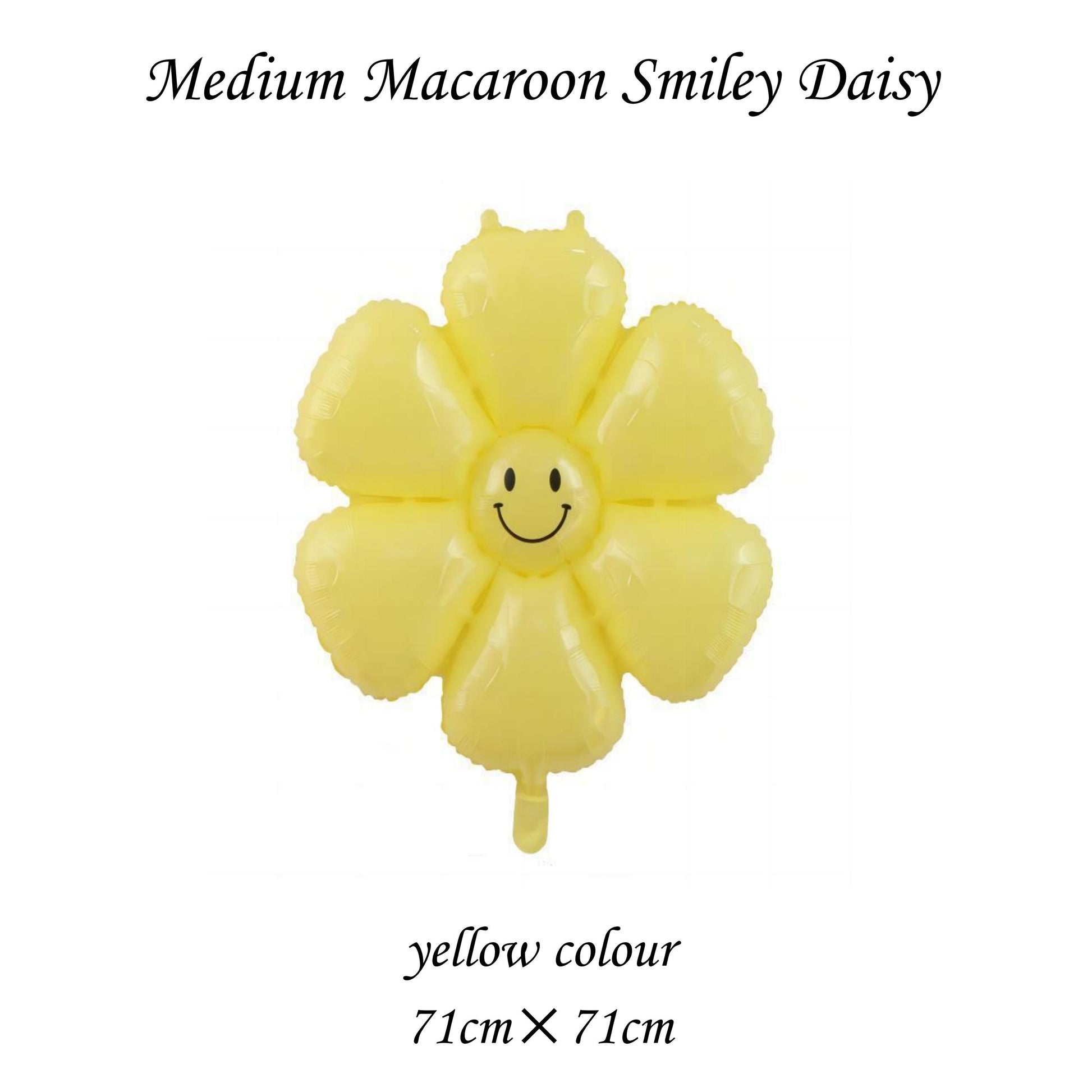 Macaron Daisy Balloons, Assorted Smiley Daisies, Foil Balloons, Wedding Decorations, Wedding, Engagement, Baby Shower, Birthday, There Are 3 Sizes For Choice