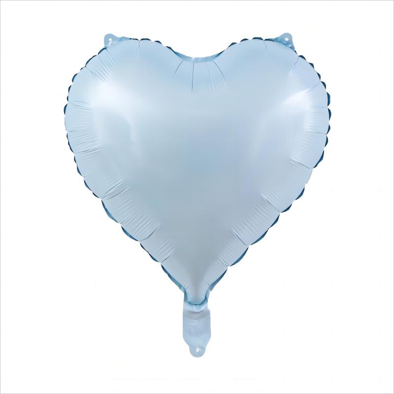 18 Inch Metallic Foil Heart Balloon, Decoration, Valentine's Day, Birthday, Wedding, Baby Shower