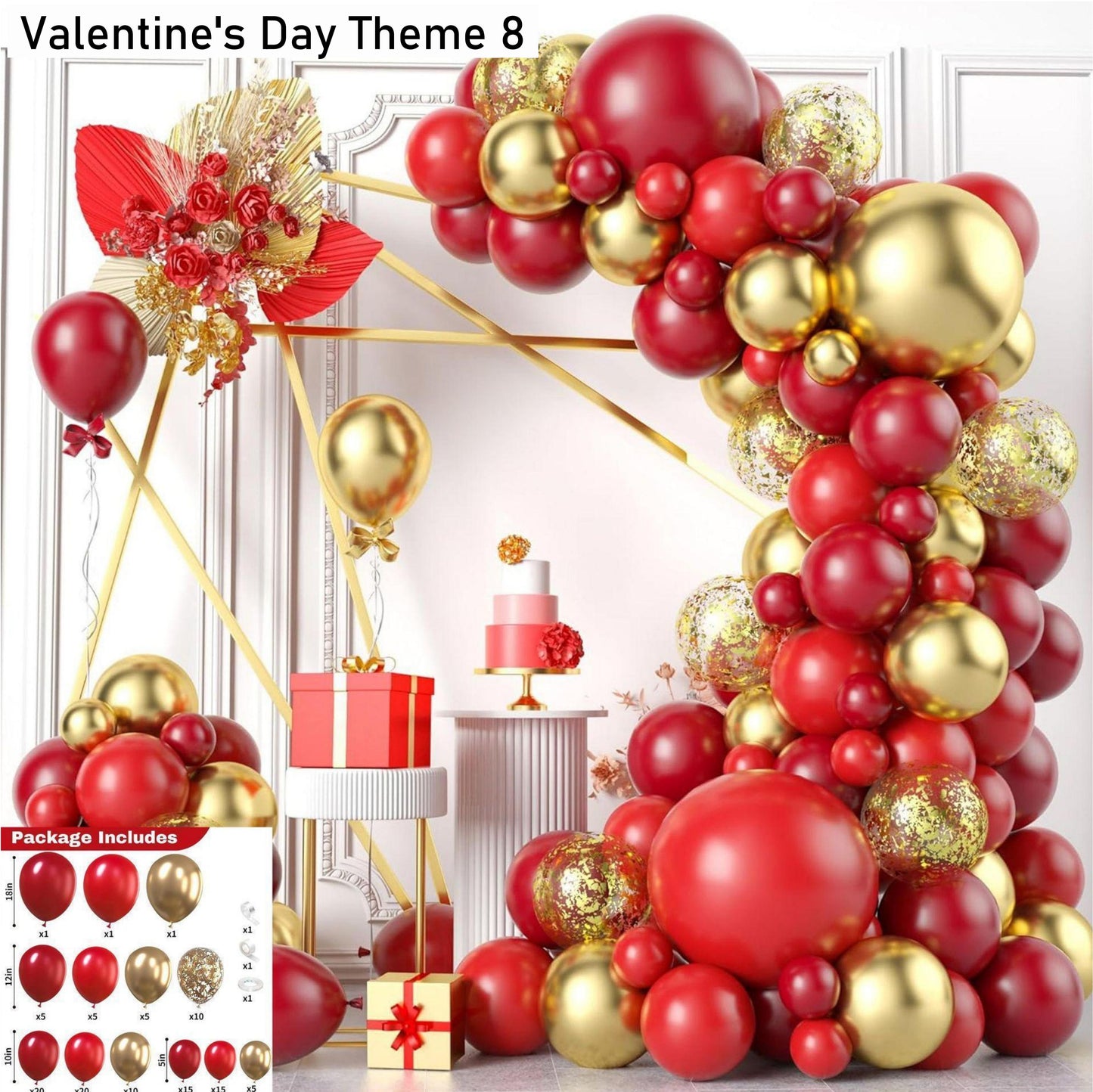 Valentine's Day Theme Balloon Set Valentine's Day Tanabata Wedding Confession Decoration Balloon Props